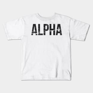 Marble Alpha Kids T-Shirt